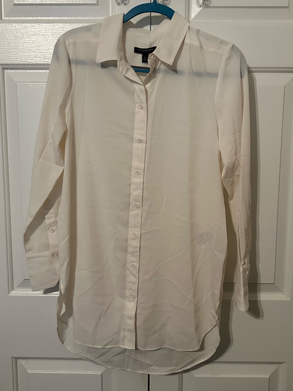Banana Republic Women's Long-Sleeve Button-Down Blouse
